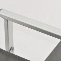 HE-1316, chaises de jardin pliantes en aluminium portables avec chaises de maquillage de plage pliables