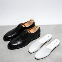 Chaussures habillées pour hommes personnalisables OEM, style coréen, à lacets, en cuir, à bout pointu, forme de chaussure