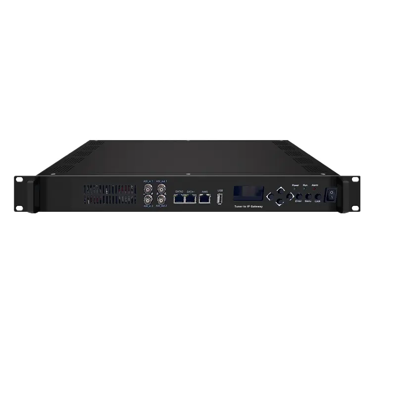 IRD1518Pro 24 switchable tuner DVB-C DVB-T ISDB-T input to ASI IP out ipgateway with LCD and loop function