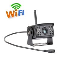 Système de caméra de recul numérique AHD avec 18 LED infrarouges pour téléphone mobile iOS Android, Wifi sans fil, caméra de recul étanche
