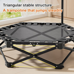 GORDON OEM Mini trampoline unisexe Vente en gros Exercice <span class=keywords><strong>Fitness</strong></span> Lit de saut pliable Installation gratuite Trampolines de qualité - Product Image 4