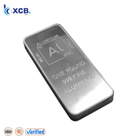 Lingot d'aluminium .999 personnalisé, 1 kg, 1 once, 1 livre, en vente