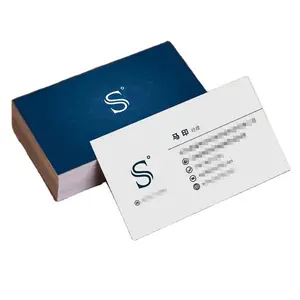 Luxury Custom Size Die Cut Square Shaped Business Cards Matte Business Card Printing with Own Logo