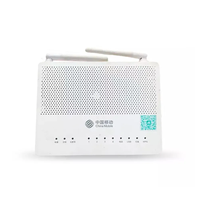 H1S-3 Gpon XPON ONU ONT Modem 1GE + 3FE + TEL + WIFI + 1USB FTTH versi bahasa Inggris 2.4G Epon xont pon ONU
