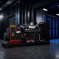 Générateur industriel 900 kW 1125 kVA SDEC Diesel avec démarrage automatique ATS, contrôleur Deepsea, surveillance à distance pour centre de données, monophasé