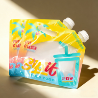 Sacs en plastique d'extérieur personnalisés, pochette à vin debout pour la bière