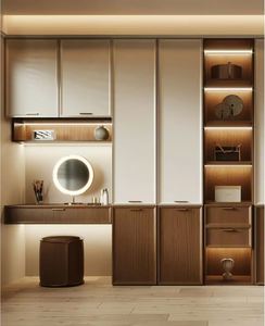 Nuevo Armario de Madera Maciza de Estilo Chino, Hermoso y Práctico, Personalizable - Product Image 6