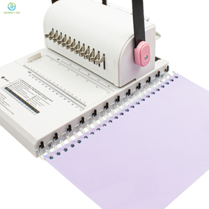 Machine à relier manuelle multifonction 2-en-1 Quanheng MW12 pour reliure à double spirale et perforation - Product Image 4