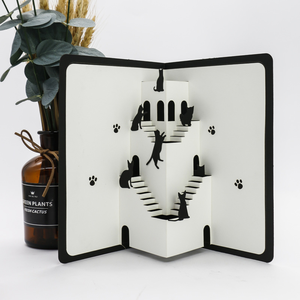 Tarjeta <span class=keywords><strong>de</strong></span> Graduación 3D con Diseño <span class=keywords><strong>de</strong></span> Piano, Tarjeta <span class=keywords><strong>de</strong></span> Felicitación Creativa con Sobre para Navidad y San Valentín - Product Image 2