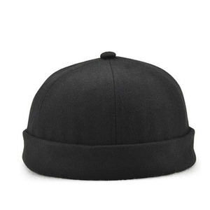 Nouvelle tendance printemps, bonnet rétro hip-hop décontracté, couleur unie, danse de rue, fête, voyage, 100% coton - Product Image 1