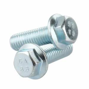 Pernos Hexagonales con Brida <span class=keywords><strong>M</strong></span> 8 - 1.25 X 12 mm - Cabeza Pequeña Clase 10.9 Zinc - Product Image 3