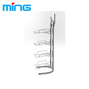 Siêu Thị Trái Cây Bia Bánh Mì Giá <span class=keywords><strong>4</strong></span> Tier Giỏ Đứng Đăng Clips Wicker Backery Giá Sản Xuất Thực Phẩm Tầng Hiển Thị - Product Image 3