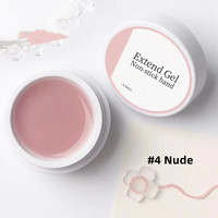 Fournitures en gros OEM/ODM : Gel UV de construction pour extension d'ongles 30g, base acrylique transparente, rose naturel, nude, avec logo personnalisé