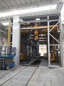 Robot <span class=keywords><strong>de</strong></span> Granallado Automático Montado en Pared Blastman B16S con Motor para Rieles Laterales - Product Image 4