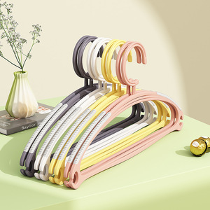 Hot Sale Pp <b>Plastic</b> Shirt Hangers Safety Baby Non-toxic <b>Plastic</b> Clothes Hanger for Kids Non slip Hangers - Product Image 1