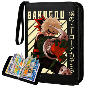 สมุดสะสมการ์ดฮีโร่อะคาเดเมีย 400 ช่อง พร้อมซิป สำหรับเก็บการ์ดสะสม แฟ้มเก็บการ์ดเกม ปกป้องการ์ด ของขวัญสำหรับเด็ก - Product Image 3