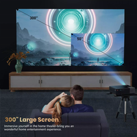 Proyector Android Full HD 1080P 4K, 850ANSI, Alto Lumen, LED, KTV, Oficina, Educación, Android 9, Láser, 3D, Cine en Casa