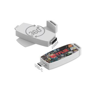 Clé USB 2-en-1 OTG UTC288, double interface USB 2.0 Type-C, clé USB portable pour le bureau, stockage de données, clé USB 16 Go - Product Image 4