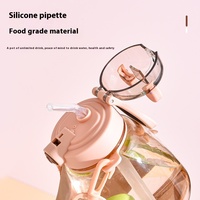 700ml Ours Tasse pour Nourrissons Adultes Tritan Matériel pour Boire Direct pour Tour Femmes Enceintes Ventre Paille Tasse Enfants Tasse