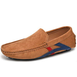 Mode conduite Penny mocassins vache daim <span class=keywords><strong>mocassin</strong></span> sans lacet tenue décontractée <span class=keywords><strong>bateau</strong></span> hommes chaussures décontractées - Product Image 1