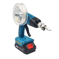 HXHY-526 Alat Pemasang Kabel Serat Optik Tanpa Kabel 48VF Li-ion, Pistol Lem Panas untuk Pemasangan Kabel Fiber Optik Tak Terlihat, Alat Pemasang Lem Panas untuk Kabel FTTX FTTH