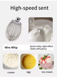 20L 25L 30L 40L 50L thương mại điện thép không gỉ bột hành tinh trộn vành đai phong cách - Product Image 4