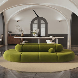 Sofá Moderno <span class=keywords><strong>de</strong></span> Doble Cara Yicheng Beauty, Sofá Ovalado <span class=keywords><strong>de</strong></span> Forma Especial para Centro Comercial, Exhibición, Ocio, Sofá para el Hogar en <span class=keywords><strong>Venta</strong></span> - Product Image 3