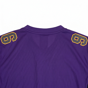 Camiseta de Fútbol Americano Transpirable y Cómoda, 100% Poliéster, Ecológica, con Estampado por Sublimación, Impresión de Logotipo Personalizado, Gran Venta - Product Image 4