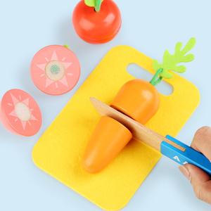 En gros, Ensemble de légumes et fruits à découper éducatif et assorti, Jouet de jeu d'imitation, Jeu de découpe avec corde - Product Image 3
