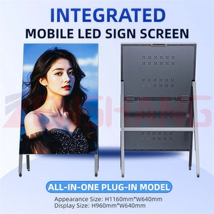 Tragbarer LED-Plakatschild-Bildschirm mit wiederauf ladbarer batterie freier Ständer für Aufzugs werbung und Wegweiser - Product Image 4