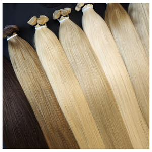 Extensions de cheveux humains vierges de luxe vietnamiennes Genius, directement de l'usine, sans nœuds, sans perte, OEM, marque privée - Product Image 3