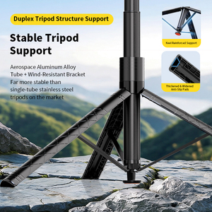 K53 Gimbal Magnetic Selfie Stick Auto-open Upon Landing Tripod for Selfies Vlog BT Remote <b>Shooting</b> 1.83M Extendable Height - Product Image 6