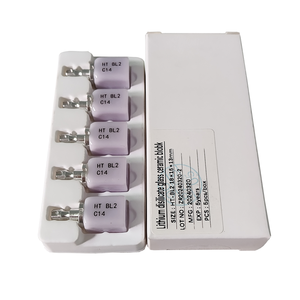 บล็อกลิเธียมไดซิลิเกต C14 <span class=keywords><strong>Emax</strong></span> CAD/CAM เซรามิกแก้ว สำหรับงานวีเนียร์และครอบฟัน แบบกัดเปียก - Product Image 5
