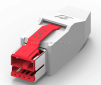 Personalizado 24V Powered USB Y Cable Mini DIN 3P HOSIDEN Cable