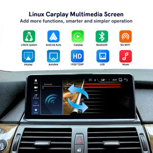 10.25inch HD 1920*720 Touch Screen Carplay Auto Airplay <strong>Linux</strong> <strong>For</strong> BMW X5 E70 X6 E71 Series Car Radio 2007 2013 Multimedia BT - Product Image 3