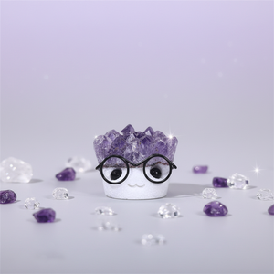 Venta al por mayor de piedra de cristal pulida rectangular de alta calidad para sanación y <span class=keywords><strong>meditación</strong></span>, racimo de amatista, regalo de moda Hamtaro, Kindfull - Product Image 2