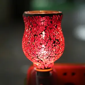 Wax melt warmer plug in artisanal Glass Electric Incense burner Mini Gift Melt wax Candle Warmer Lamp