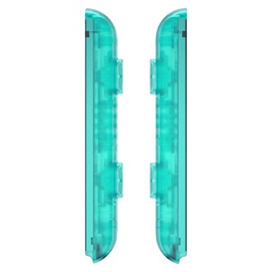 Coque de remplacement DIY vert émeraude transparente avec boutons pour manette Nintendo Switch - Product Image 5