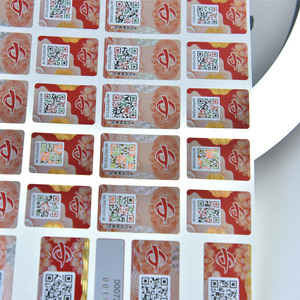 Garantie personnalisée numéro <span class=keywords><strong>de</strong></span> série inviolable vérifier authenticité étiquettes autocollantes sécurité Anti-contrefaçon QR Code autocollants - Product Image 4