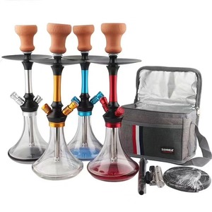 Meilleures ventes, design unique, narguilé en aluminium de haute qualité, ensemble de chicha, narguilé portable - Product Image 1