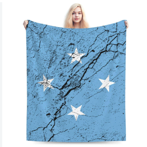 Coperta in flanella personalizzata delle Isole Marshall, coperta in flanella per tutte le stagioni, coperta per camera da letto con stampa della bandiera nazionale per la casa - Product Image 4