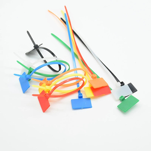 Factory Sale Various Widely Used Nylon Cable Zip Ties Tags with Label - Product Image 1