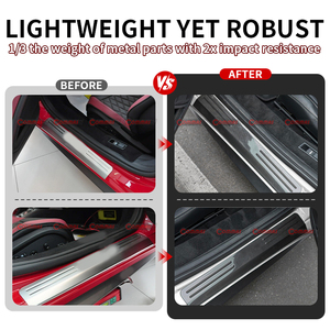 Latest New Design OEM Style <b>Car</b> Auto Parts Dry Carbon Fiber <b>Car</b> Welcome <b>Pedal</b> for Ferrari 458 - Product Image 3