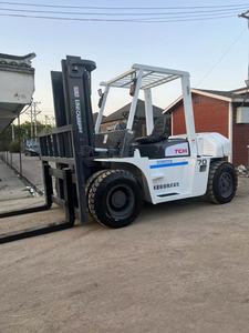 Carretilla elevadora TCM de 7 toneladas usada con pintura original Precio bajo de transferencia de carretillas elevadoras TCM usadas de 7 toneladas hasta 3 metros - Product Image 3