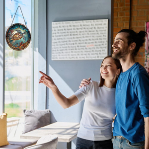 Sea Turtle Wall Home Decor Janela Pendurado Artístico Suncatchers Vitral Sun Catcher - Product Image 6