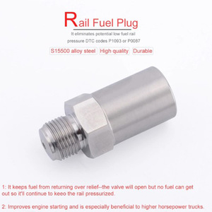 Diesel Rail Fuel <b>Plug</b> Valve M16x1.5 M18x1.5 For Chevrolet Gmc 6.6L Lb7 Duramax Turbocharged Engine <b>Replacement</b> Part - Product Image 4