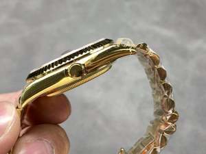 Reloj Mecánico Automático de Alta Calidad, Esfera de 40 mm, Acero 904L, Movimiento 2836, Reloj de Oro con Diamantes Moissanite - Product Image 3