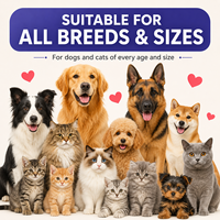 Comprimés de calcium de lait de chèvre biodisponible pour chiots et animaux seniors – Marque privée, fabricant OEM, supplément pour la croissance osseuse, OEM ODM