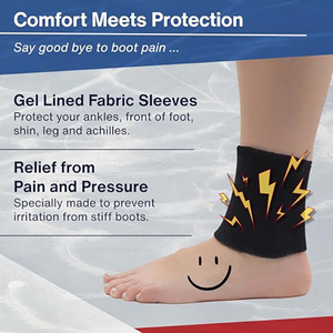 Manchons de <span class=keywords><strong>protection</strong></span> en gel pour chevilles, chaussettes rembourrées pour patinage, <span class=keywords><strong>protection</strong></span> coussinée pour chevilles, pieds et jambes pour le patinage, le hockey, l'équitation et les bottes de <span class=keywords><strong>ski</strong></span> - Product Image 2