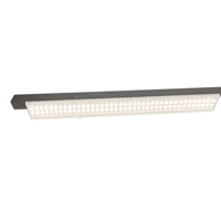 Diffuseur acrylique, éclairage sur rail LED linéaire, construction en aluminium moderne, haute efficacité 180LM/W, éclairage commercial pour supermarchés